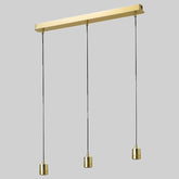 SKAFTET Triple Cord Set With Ceiling Mount Rectangle Brass